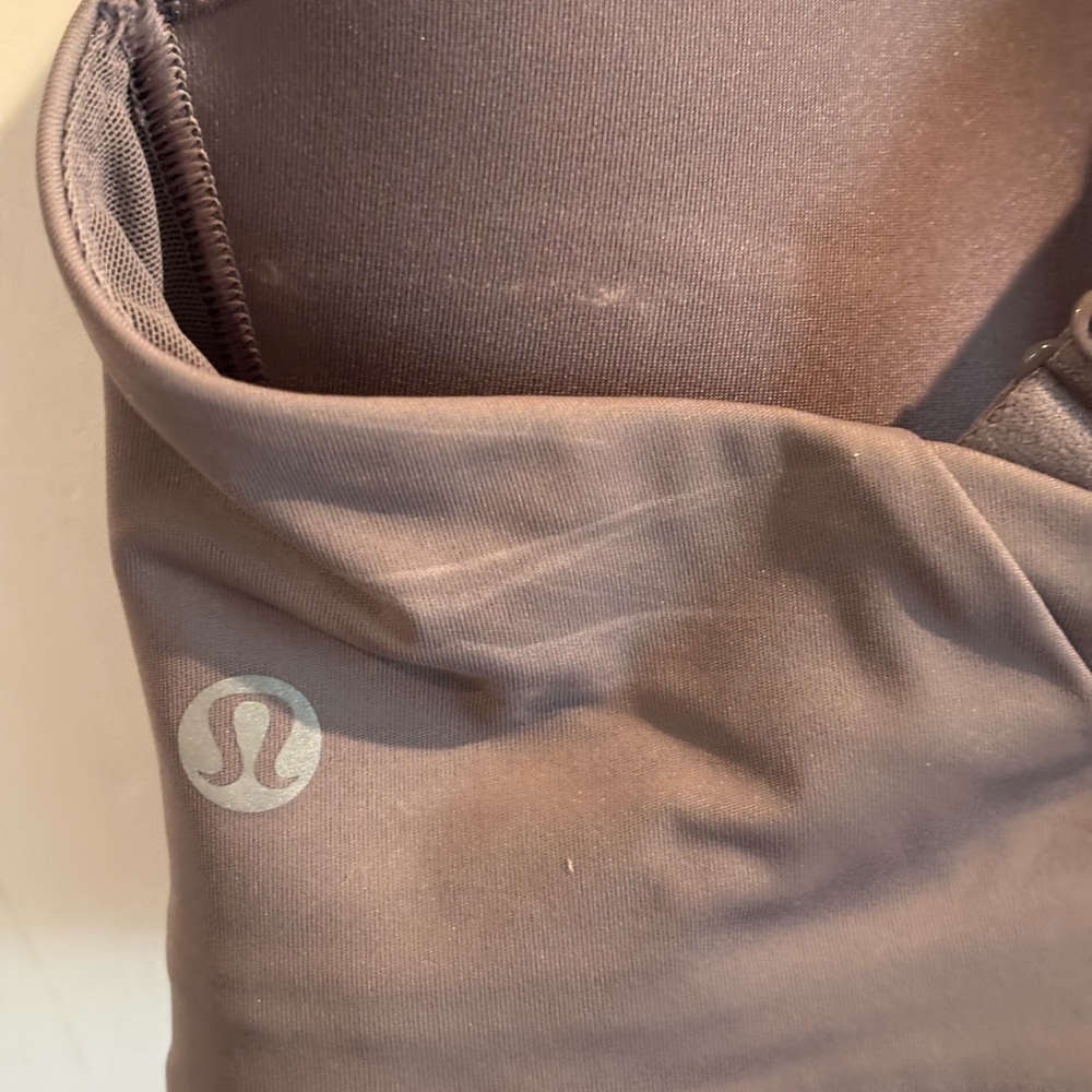LULULEMON Cross-Back Mauve-Brown Sports Bra 36C - Picture 5 of 7